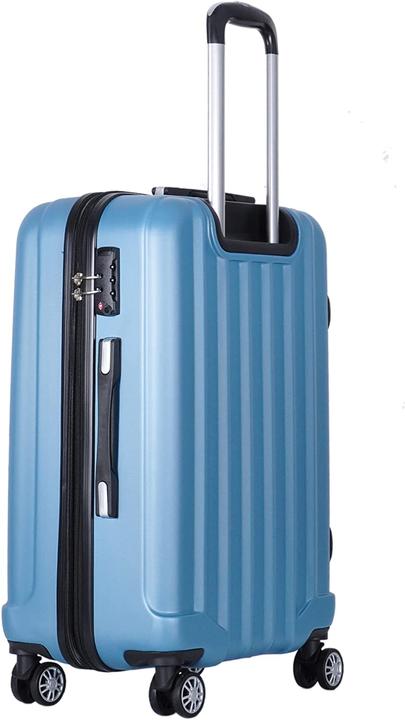 Actual product image Beibye Travel case set, 3-piece, Ice Blue (115 l, M (50 - 90l), L (90 - 115l), XL (from 140l))