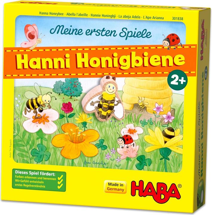Produktbild Haba Hanni Honigbiene (Spanisch, Italienisch, Niederländisch, Deutsch, Englisch, Französisch)