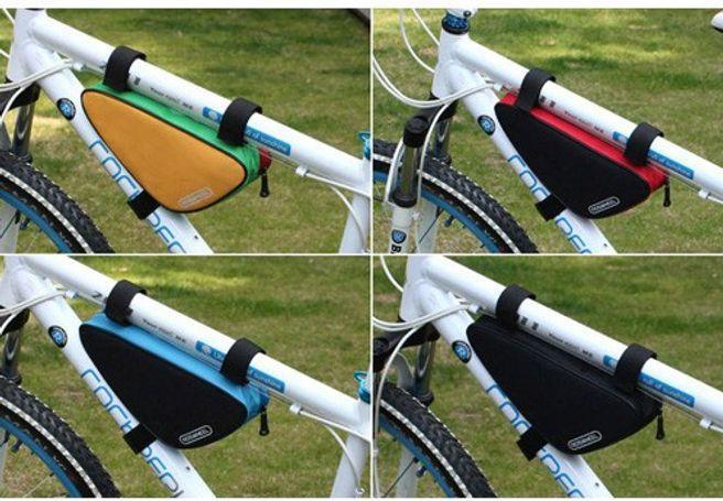Image du produit Roswheel Sacoche universelle triangulaire pour le cadre du vélo (1.50 l, Sacoche de cadre)