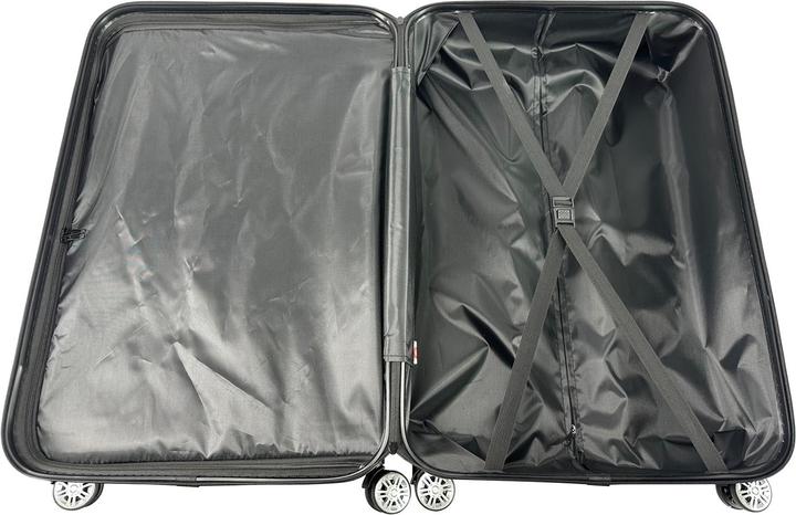 Immagine prodotto HTI-Living Set di valigette 2 pezzi High Level Silver (74 l, Bagaglio a mano (fino a 50 litri))
