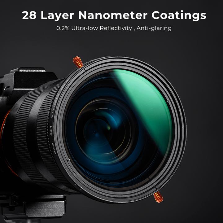 Produktbild K&F Concept 2 in 1 CPL+Variable ND2ND32 (46 mm, ND- / Graufilter, Polarisationsfilter)