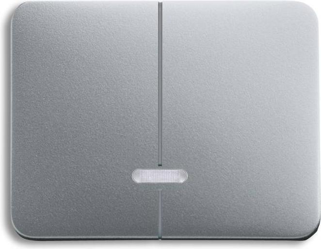 Produktbild Busch-Jaeger alpha exclusive Dimmer-Abde. 6545-266 für Memory-Serien titan