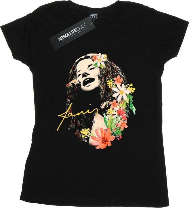 Produktbild Janis Joplin Floral Pattern TShirt (XXL)