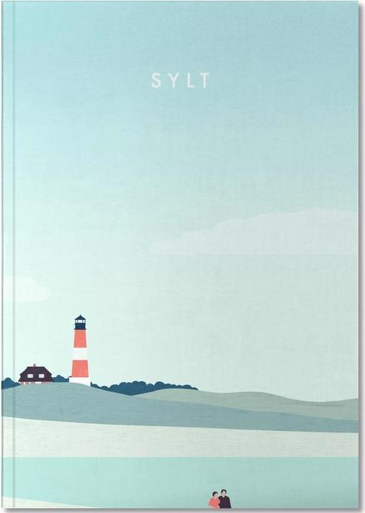Actual product image Juniqe Sylt - Vintage Travel (A4, Dotted, Hardcover)