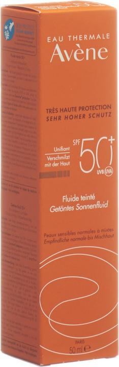 Produktbild Avène Tinted Fluid (Sonnenlotion, SPF 50+, 50 ml, 97 g)
