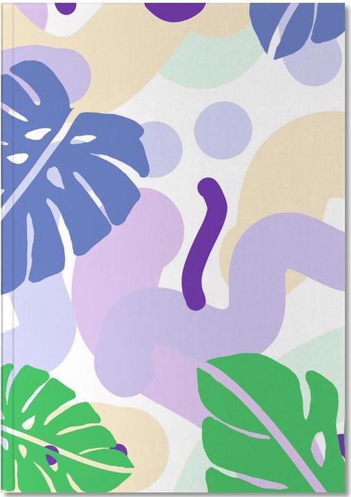 Actual product image Juniqe Monstera Pastel - Leaves & Plants (A4, Dotted)