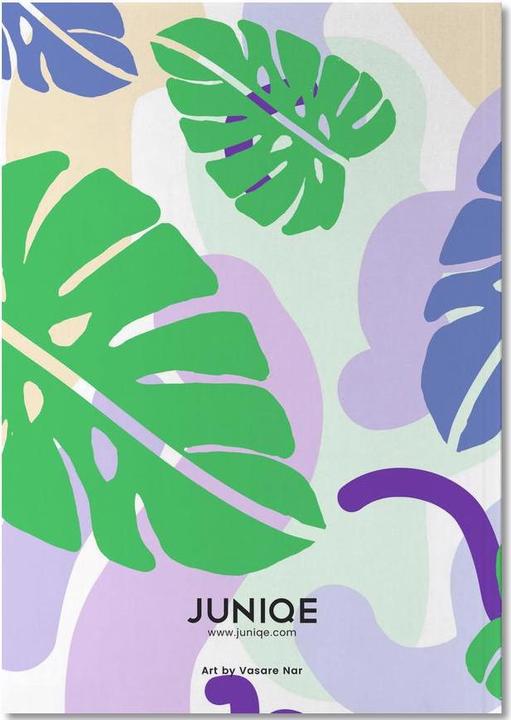 Actual product image Juniqe Monstera Pastel - Leaves & Plants (A4, Dotted)