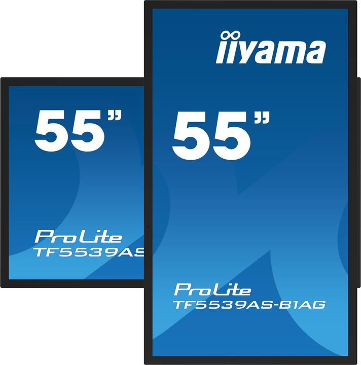 Actual product image iiyama 139cm (54.6") TF5539AS-B1AG 16:9 M-Touch 2xHDMI+Dp (3840 x 2160 Pixels, 54.60")