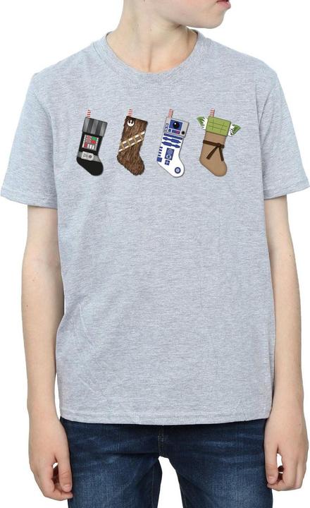 Immagine prodotto Star Wars Christmas Stockings Maglietta Ragazzi (140, 146)
