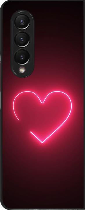 Produktbild PhoneLook Hülle Valentine 2023 single neon heart (Samsung Galaxy Z Fold4)