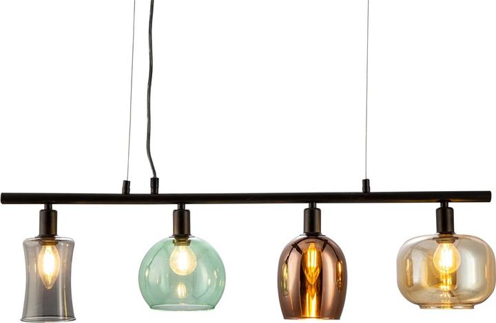 Produktbild Nino Leuchten Pendelleuchte 4flg matt schwarz (E14)
