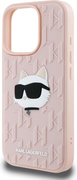 Immagine prodotto Karl Lagerfeld Etui 3D Rubber Monogram & Choupette for iPhone 16 Pro Max pink (Apple iPhone 16 Pro Max)