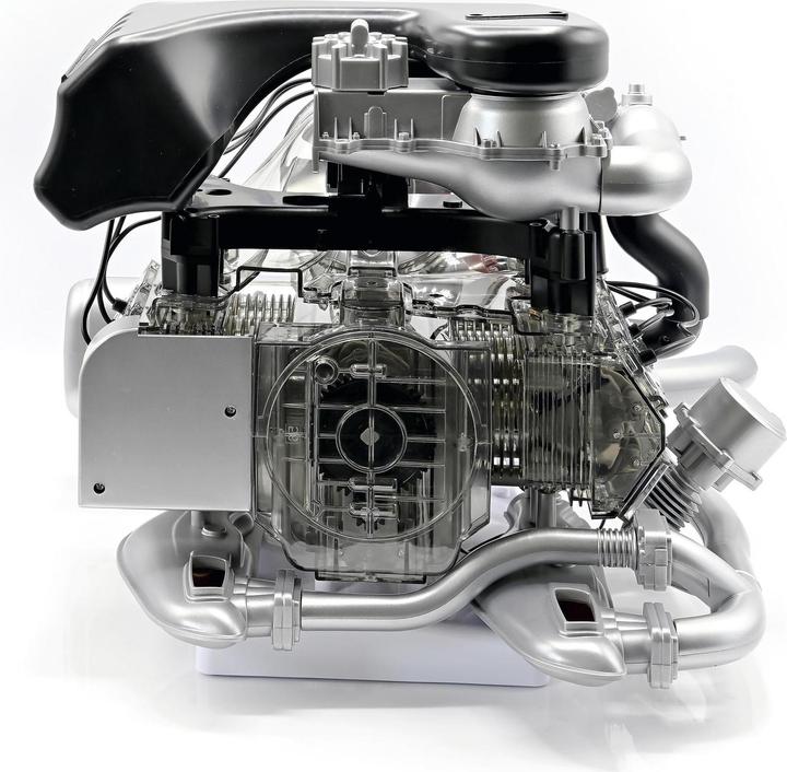Actual product image Franzis Porsche 911 Turbo engine kit