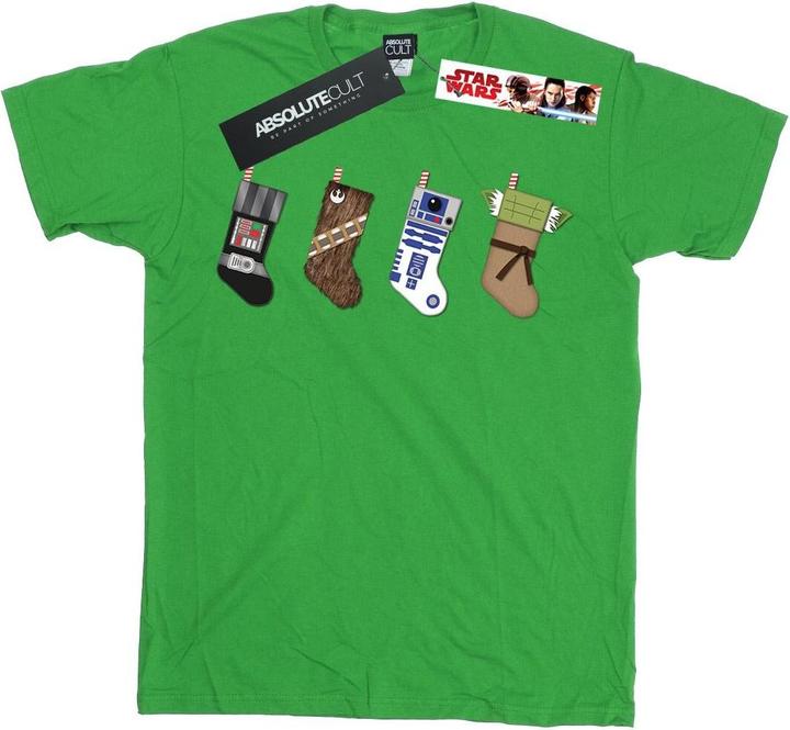 Image du produit Star Wars - T-shirt CHRISTMAS STOCKINGS - Fille (152, 158)