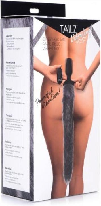 Actual product image Tailz Vibrating anal plug with cock Fox
