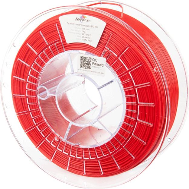 Produktbild Filament PCTG Traffic Red 1.0kg 1.75mm (PCTG, 1.75 mm, 1000 g, Rot)