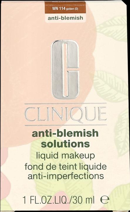 Actual product image Clinique Anti-Blemish Solutions Liquid Makeu (WN 114, Golden)