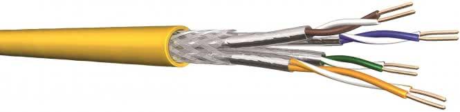 Immagine prodotto Draka Cavo dati YelloNet 1500 Duplex500m Tr. 2x4x2xAWG22/1 MHzKat7A - Cavo d'installazione - (500 m)