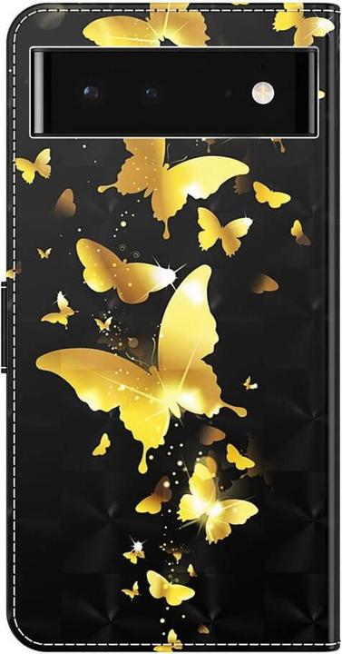 Image du produit Cover-Discount Google Pixel 7 Pro - Étui brillant effet papillon or (Google Pixel 7 Pro)