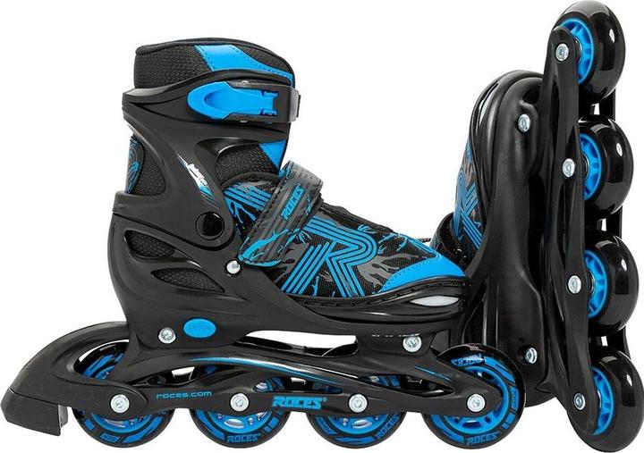 Produktbild Roces Kinder Inlineskates Jockey 3.0 (Grösse: 26.0-29.0 (Rollen 64 mm), black/astro blue) (27)