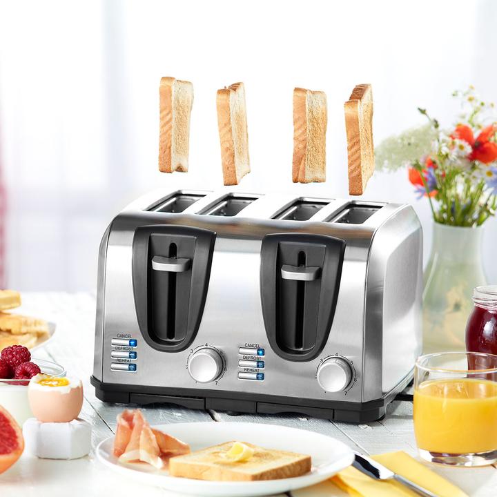 Actual product image Rosenstein & Söhne Stainless steel toaster