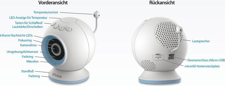 Produktbild D-Link EyeOn Baby (Babyphone mit Kamera, 5 m)