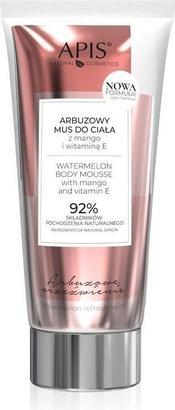 Actual product image Apis Natural Cosmetics Apis Watermelon Refreshment Watermelon Body Mousse With Mango And Vitamin E 200Ml (Body cream, 200 ml)