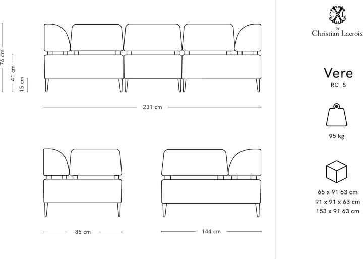 Produktbild CXL by Christian Lacroix Vere (Ecksofa)
