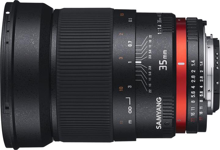 Image du produit Samyang 35mm f/1.4 AS UMC - Canon EF (Canon EF-S, Canon EF, Plein format)