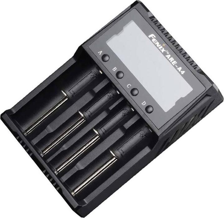 Image du produit Fenix Chargeur ARE-A4 (1 pcs, 14500, 16340, 18650, 26650, AA, AAA, Piles rechargeables + chargeur)
