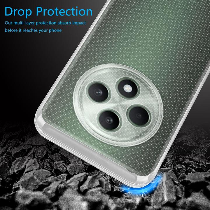 Immagine prodotto Cadorabo Custodia per OPPO Reno 12 FS / Reno 12 F 5G TPU Ultra Slim AIR (Xiaomi Redmi Note 12 5G)