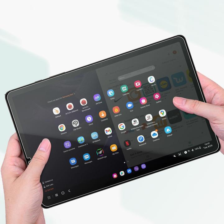 Actual product image Bestsuit 9H hardness glass display protection film (1 Piece, Galaxy Tab S9 FE)