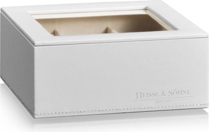 Image du produit Heisse & Söhne Coffret à bijoux empilable Mirage L - haut : coffret pour 6 montres - crème