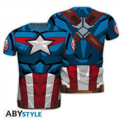 Image du produit ABYstyle MARVEL - T-Shirt COSPLAY - Captain America (L) (L)