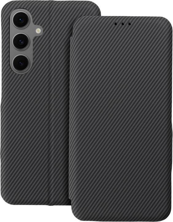 Image du produit OEM Back panel cover FOLIO Side Magnet book case compatible with S-PEN for SAMSUNG S24 ULTRA grey (Samsung Galaxy S24 Ultra)