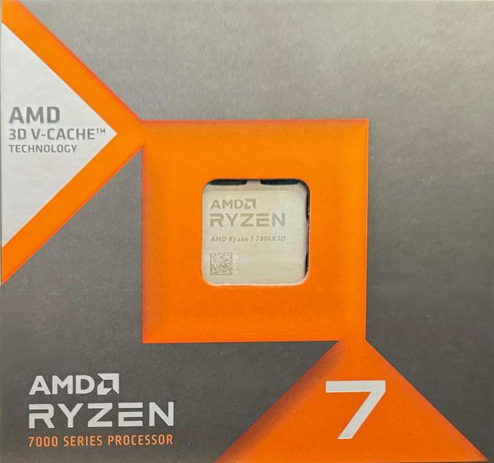Actual product image AMD Ryzen 7 7800X3D (AM5, 4.20 GHz, 8 -Core)