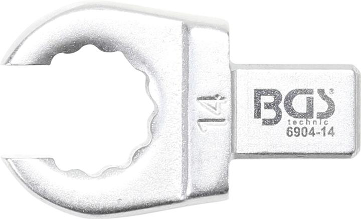 Produktbild BGS Einsteck-Ringschlüssel offen 14 mm Aufnahme 9 x 12 mm (14 mm)