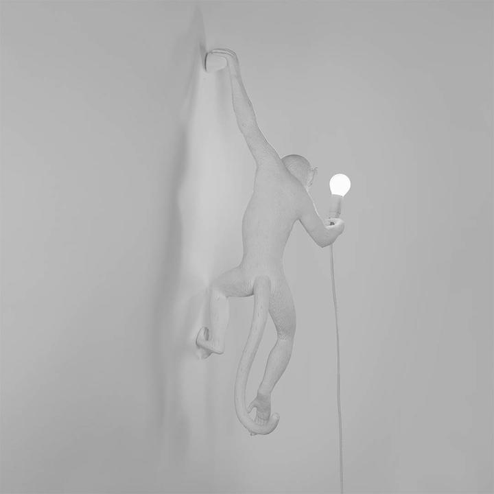 Actual product image Seletti Monkey Lamp White Led Lamp (350 lm, E14)