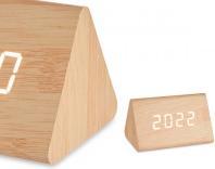 Giftdecor Digitaluhr mit Holzeffekt