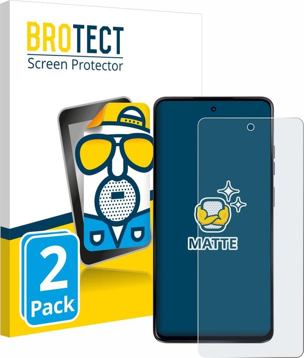 Image du produit BROTECT Film de protection antireflet Protection d'écran mat (2 pièce(s), Motorola Moto G24 Power)