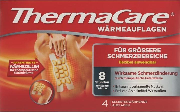 Actual product image Thermacare Heat pads flexible application larger pain areas XL (4 x, 1872 ml, 235 g)