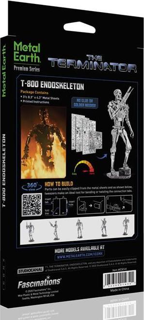 Image du produit Metal Earth ICONX - Terminator T-800