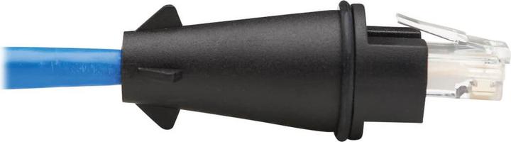 Actual product image Eaton Industrial Cat6 UTP Ethernet Cable RJ45m/M 100W PoE CMR-LP IP68 Blue 16 ft. 4.88m (U/UTP, CAT6, 4.88 m)