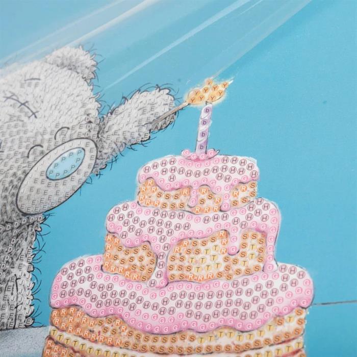 Produktbild Craft Buddy Crystal Art Card Kit Happy Birthday 18 x 18 cm