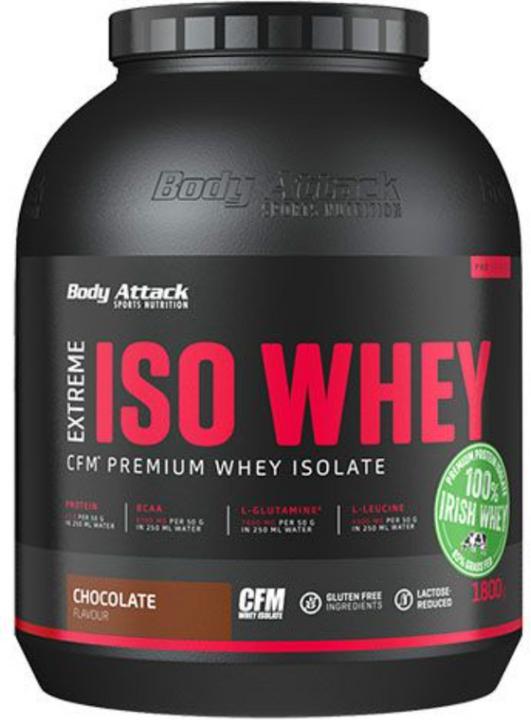Immagine prodotto Body Attack Extreme Iso Whey Professional (lattina da 1800g) (Cioccolatino, 1 pz., 1800 g)