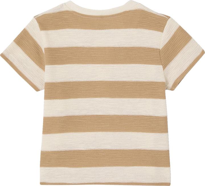 Image du produit Vertbaudet Bio-Kollektion: Gestreiftes Baby Shirt aus Waffelpikee (86)