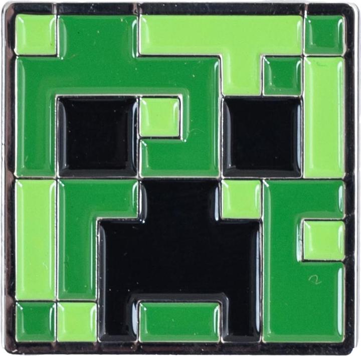 Minecraft Abzeichen Emaille