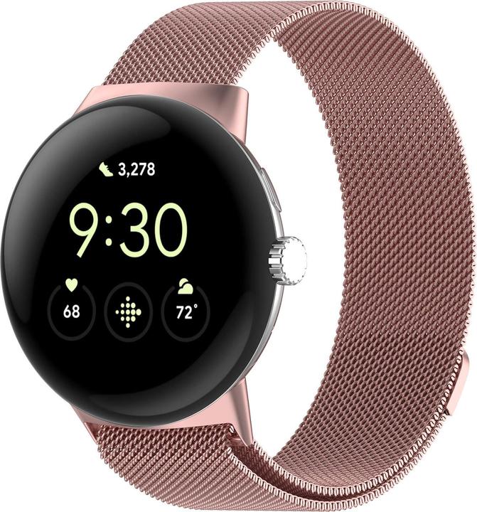 Cover-Discount Google Pixel Watch 3 - 41mm - Magnetisches Ersatzarmband Milanese (Acciaio inossidabile)