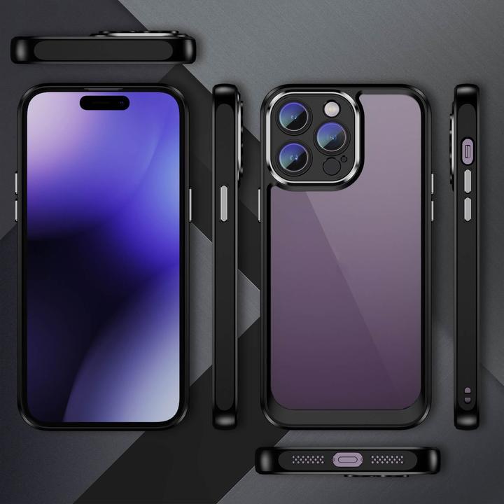 Actual product image Cover-Discount iPhone 15 Pro Max - Case with camera protection black (Apple iPhone 15 Pro Max)