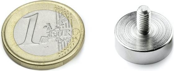 Image du produit Supermagnete Aimant de fixation avec tige filetée (10 x)